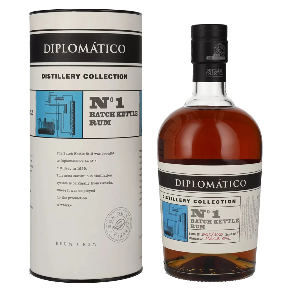 Rum Diplomatico Distillery Collection No.1 BATCH KETTLE poklon kutija 0,7 L
