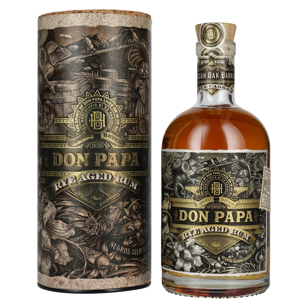 Rum Don Papa Rye aged poklon kutija 0,7 L