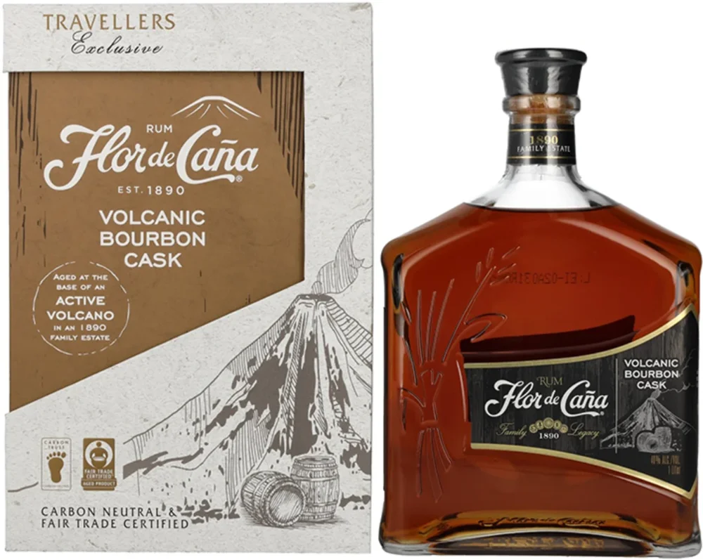 Rum Flor de Cana Volcanic Bourbon Cask poklon kutija 0,7 L