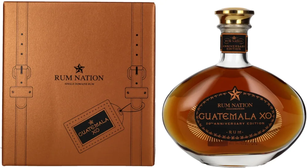 Rum Guatemala XO 20th Anniversary Rum Nation poklon kutija 0,7 L