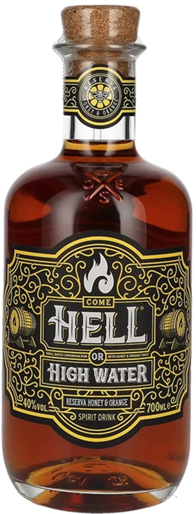 Rum Hell or High Water Reserva Honey & Orange 0,7 L