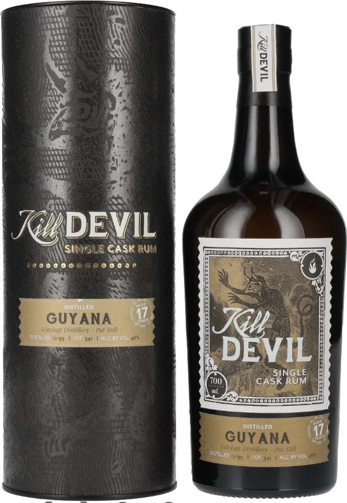 Rum Hunters Laing Kill Devil Guyana 17 Years Old Single Cask Rum 1999 poklon kutija 0,7 L