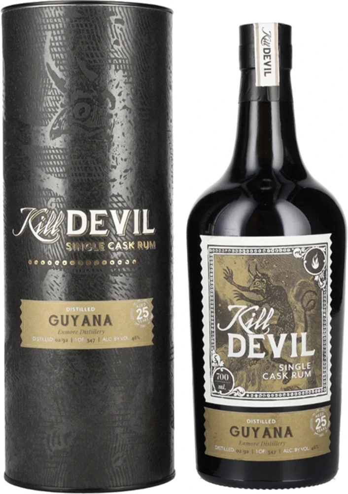 Rum Hunters Laing Kill Devil Guyana 25 Years Old Single Cask Rum 1992 poklon kutija 0,7 L
