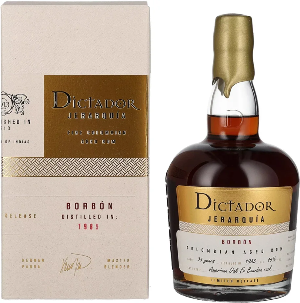Rum JERARQUiA 35 Years Old 1985 Dictador poklon kutija 0,7 L