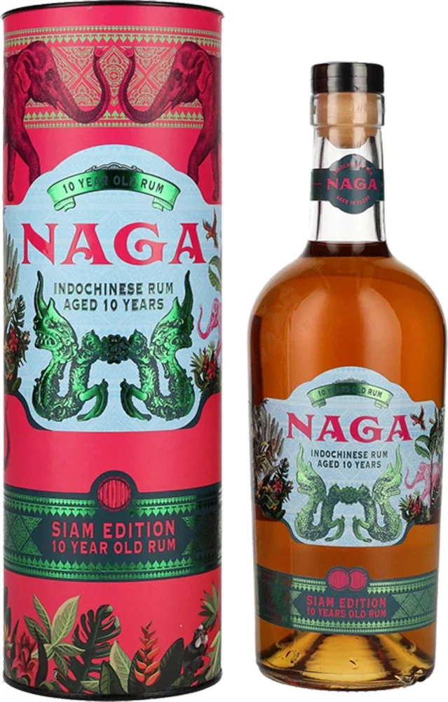Rum Naga 10 Years Old Asian Rum SIAM EDITION poklon kutija 0,7 L