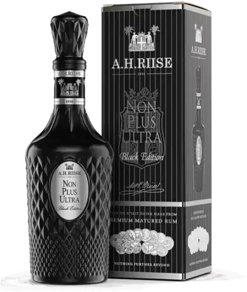 Rum Non Plus Ultra Very Rare Black Edition A.H. Riise poklon kutija 0,7 L