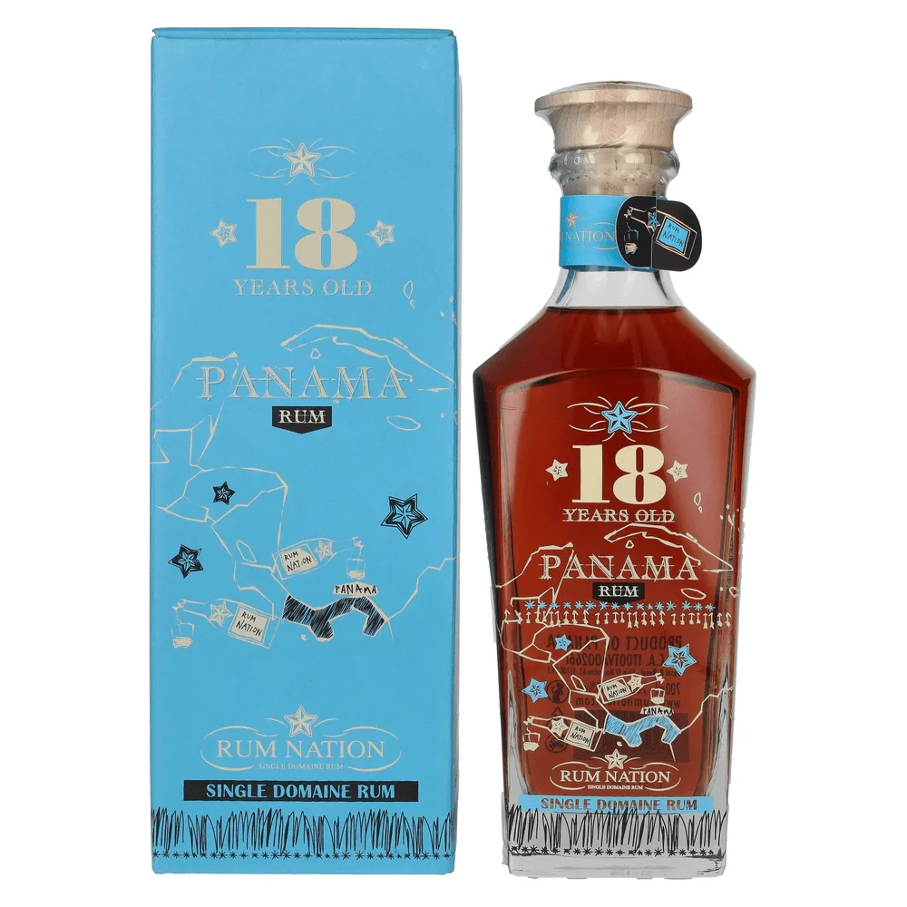Rum Panama 18 Years Rum Nation poklon kutija 0,7 L