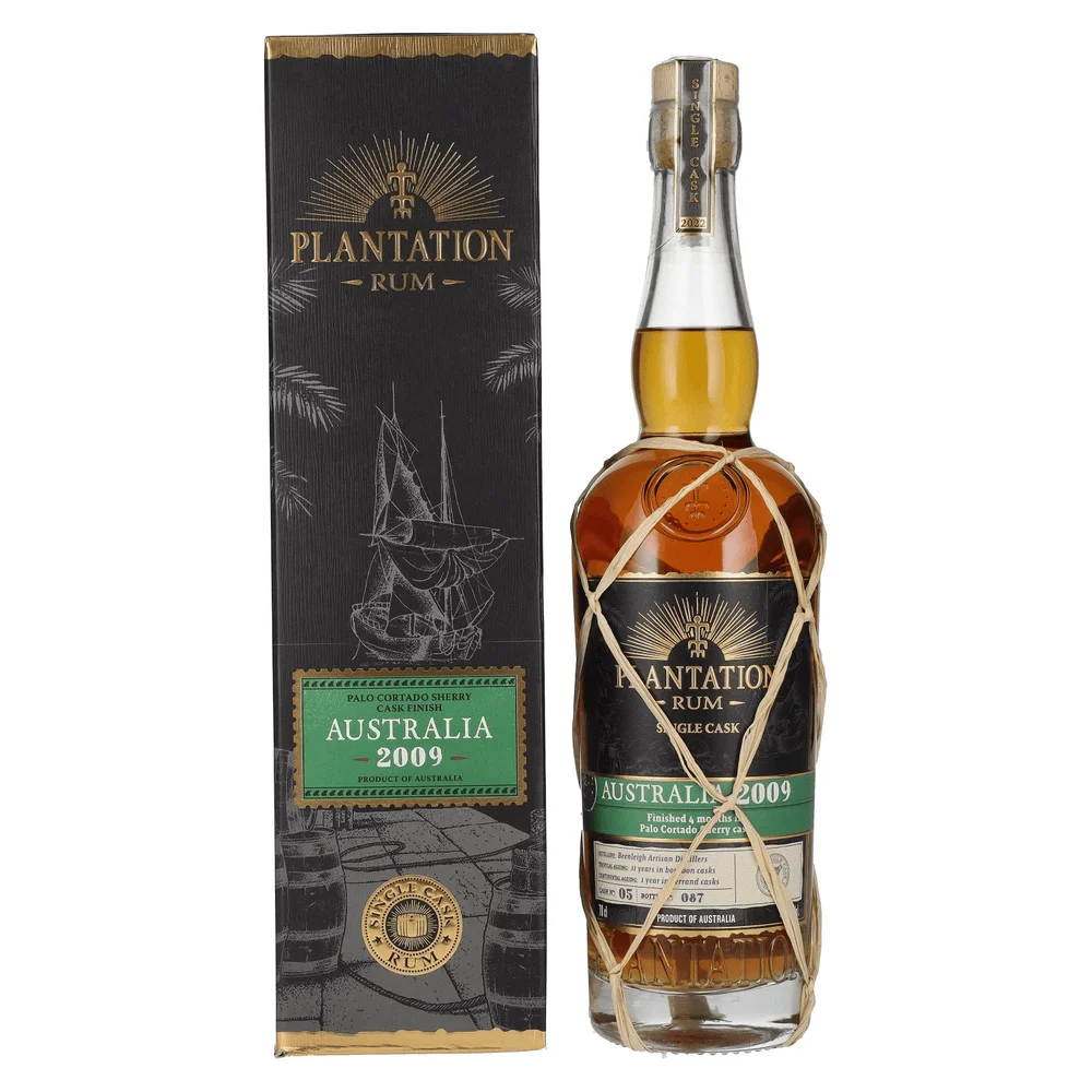 Rum Plantation AUSTRALIA Single Cask Sherry Palo Cortado Finish 2009 poklon kutija 0,7 L