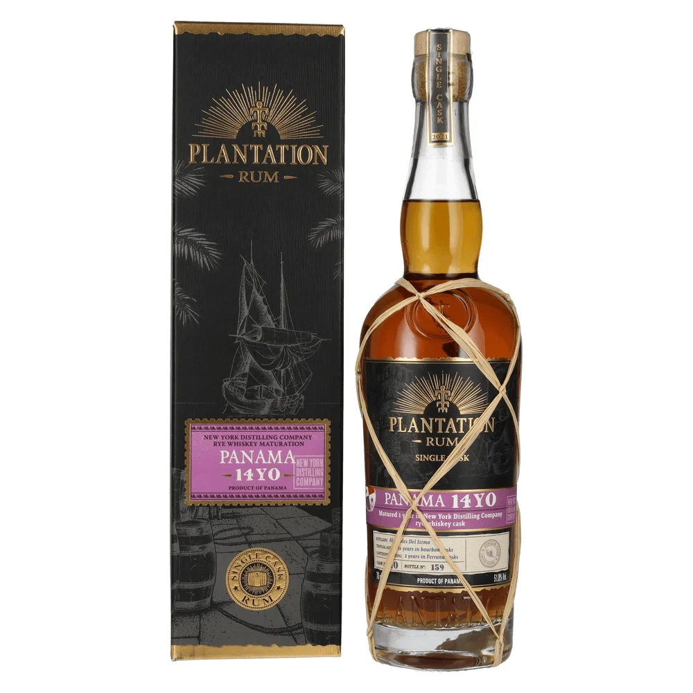 Rum Plantation Panama 14 Years Old Rye Whiskey Maturation Edition 2021 poklon kutija 0,7 L