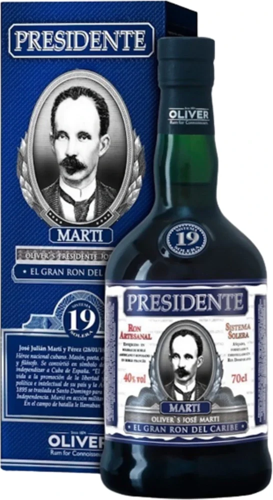 Rum Presidente Marti 19 Y poklon kutija 0,7 L