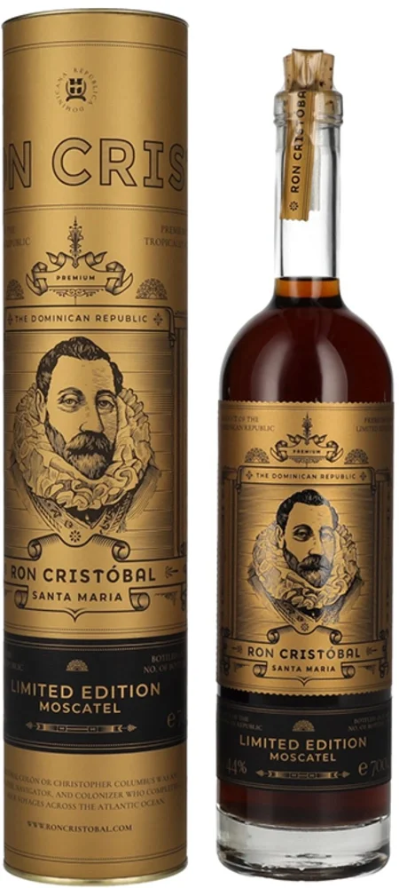 Rum Ron Cristobal Moscatel Limited 2007 poklon kutija 0,7 L