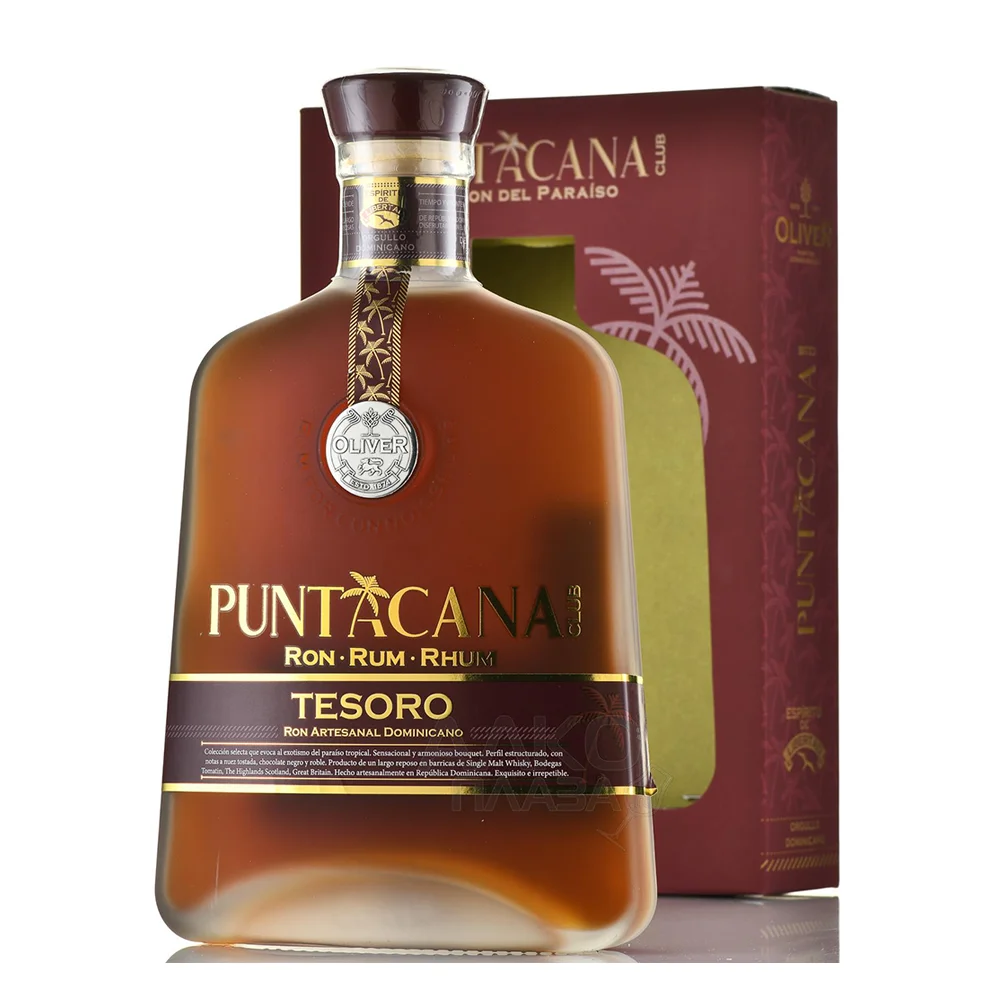 Rum Tesoro Puntacana poklon kutija 0,7 L