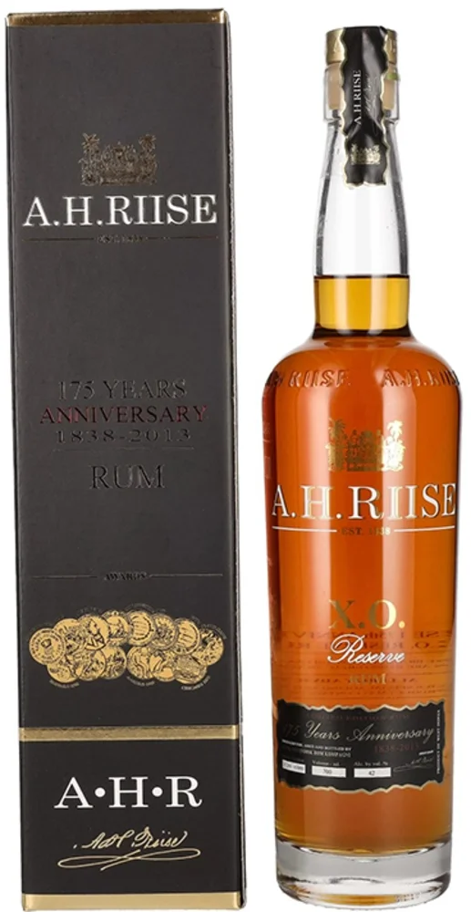 Rum XO 175 Years Anniversary A.H. Riise poklon kutija 0,7 L