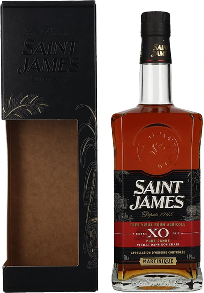 Rum XO Vieux Agricole Saint James poklon kutija 0,7 L