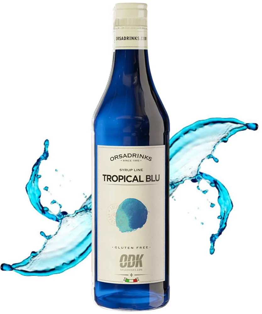 Sirup tropical blu Orsadrinks 0,75 L