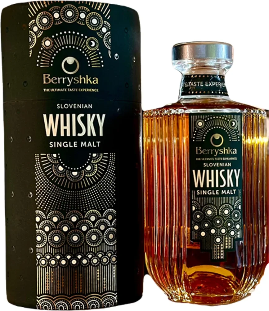 Slovenski Whisky Single Malt Berryshka poklon kutija 0,7 L