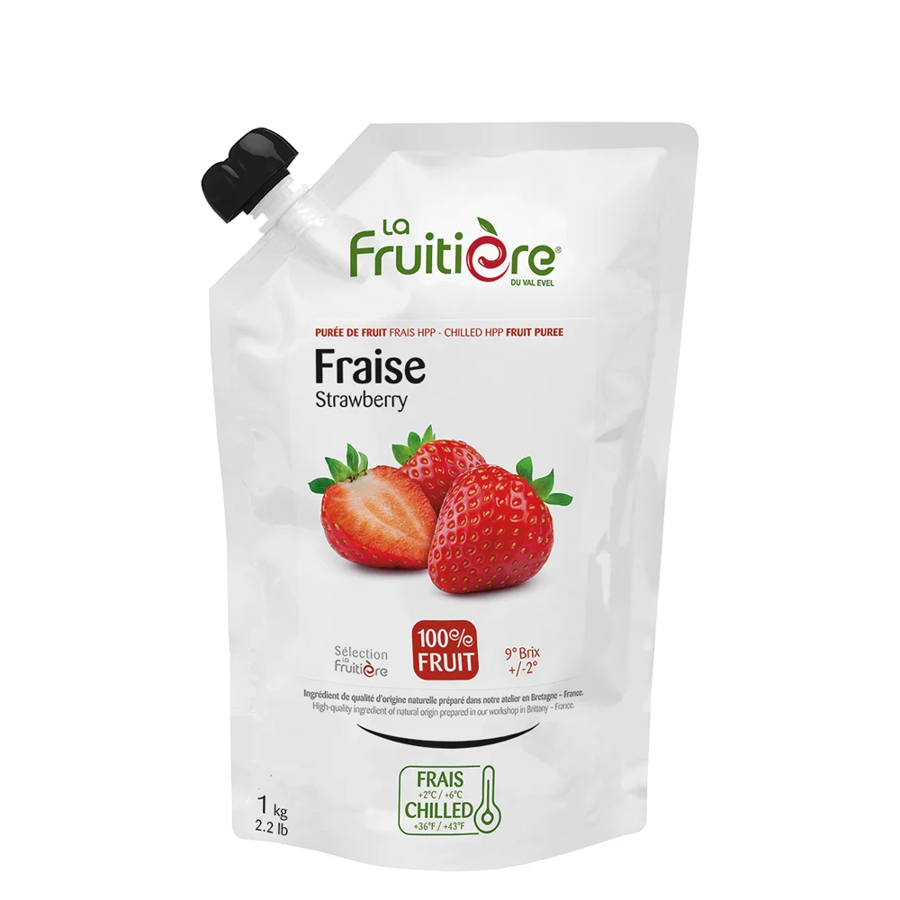 Svježi voćni pire Jagoda 100% La Fruitiere 1 kg