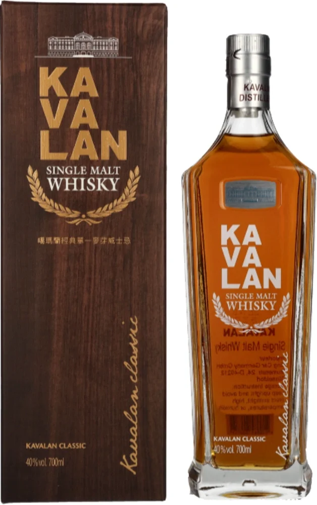 Tajvanski viski Kavalan Single malt poklon kutija 0,7 L