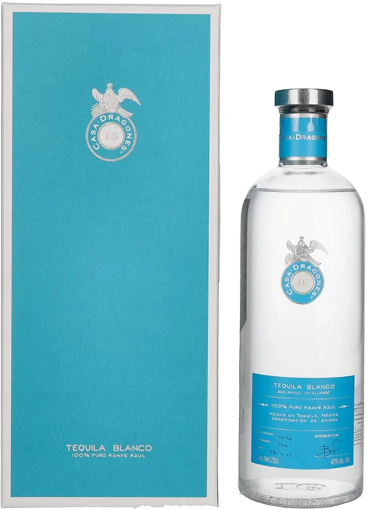Tekila Casa Dragones Blanco poklon kutija 0,7 L