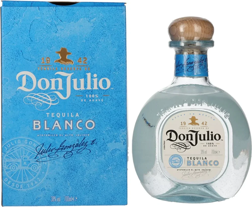 Tekila Don Julio Blanco poklon kutija 0,7 L