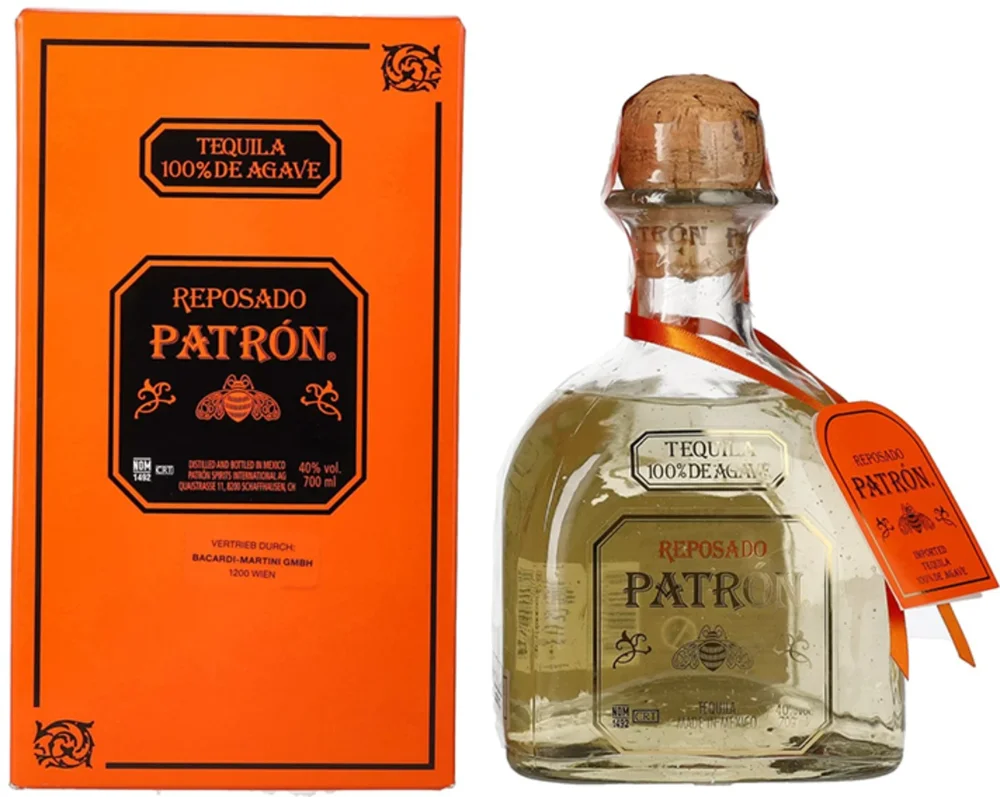 Tekila Patron Reposado poklon kutija 0,7 L