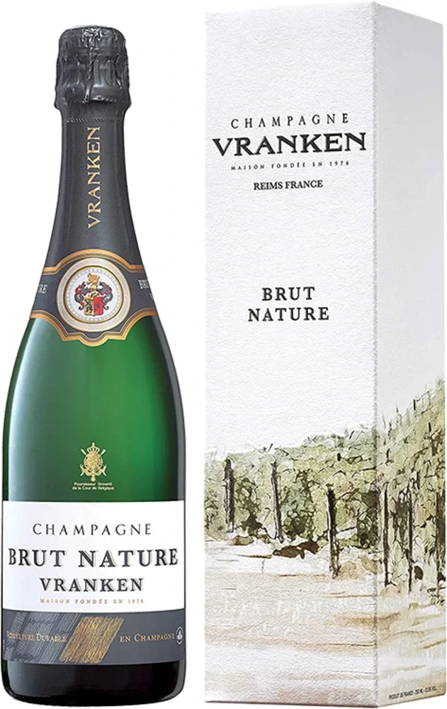 Champagne Vranken Brut Nature poklon kutija 0,75 L