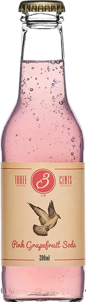 Tonik Pink Grapefruit Three Cents 0,2 L