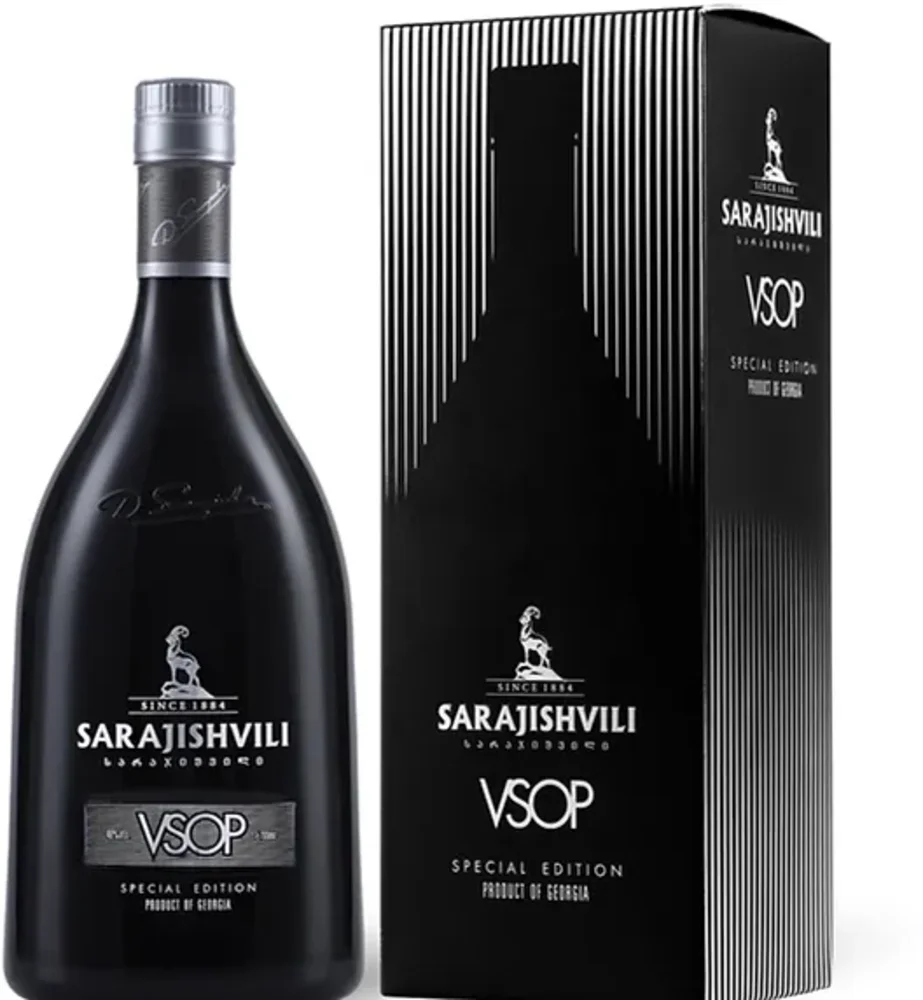 Vinjak Brandy Sarajishvili VSOP Black poklon kutija 0,7 L