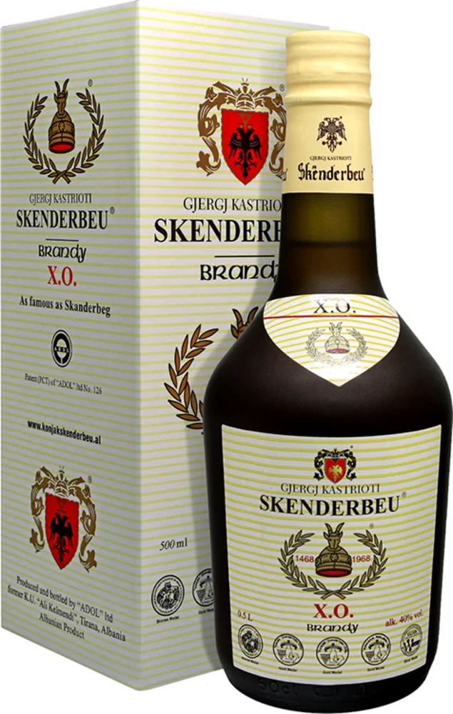 Vinjak Brandy XO Skenderbeu poklon kutija 0,5 L