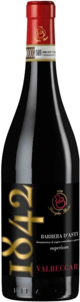 Barbera D'Asti Superiore 1842 Valbeccara 2017 Famiglia Berta 0,75 L