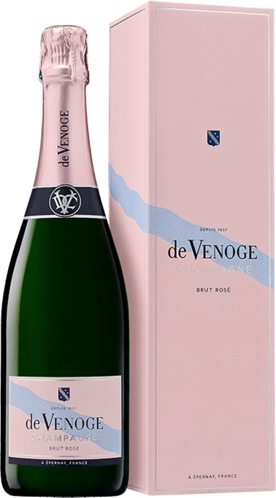 Champagne De Venoge Cordon Bleu Rose poklon kutija 0,75 L