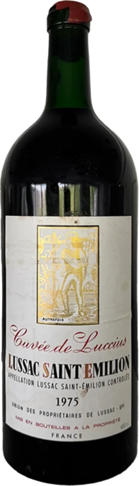 Lussac Saint-Emilion Cuvee de Luccius Saint-Emilion 1975 4,5 L