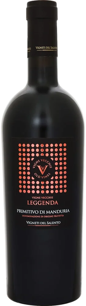 Leggenda Vecchie Viti Primitivo di Manduria 2016 Vigneti del Salento 0,75 L
