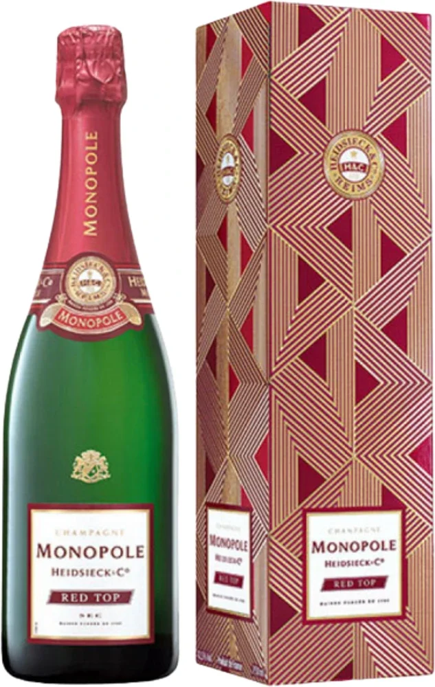 Champagne Red Top Sec Heidsieck & Co Monopole poklon kutija 0,75 L