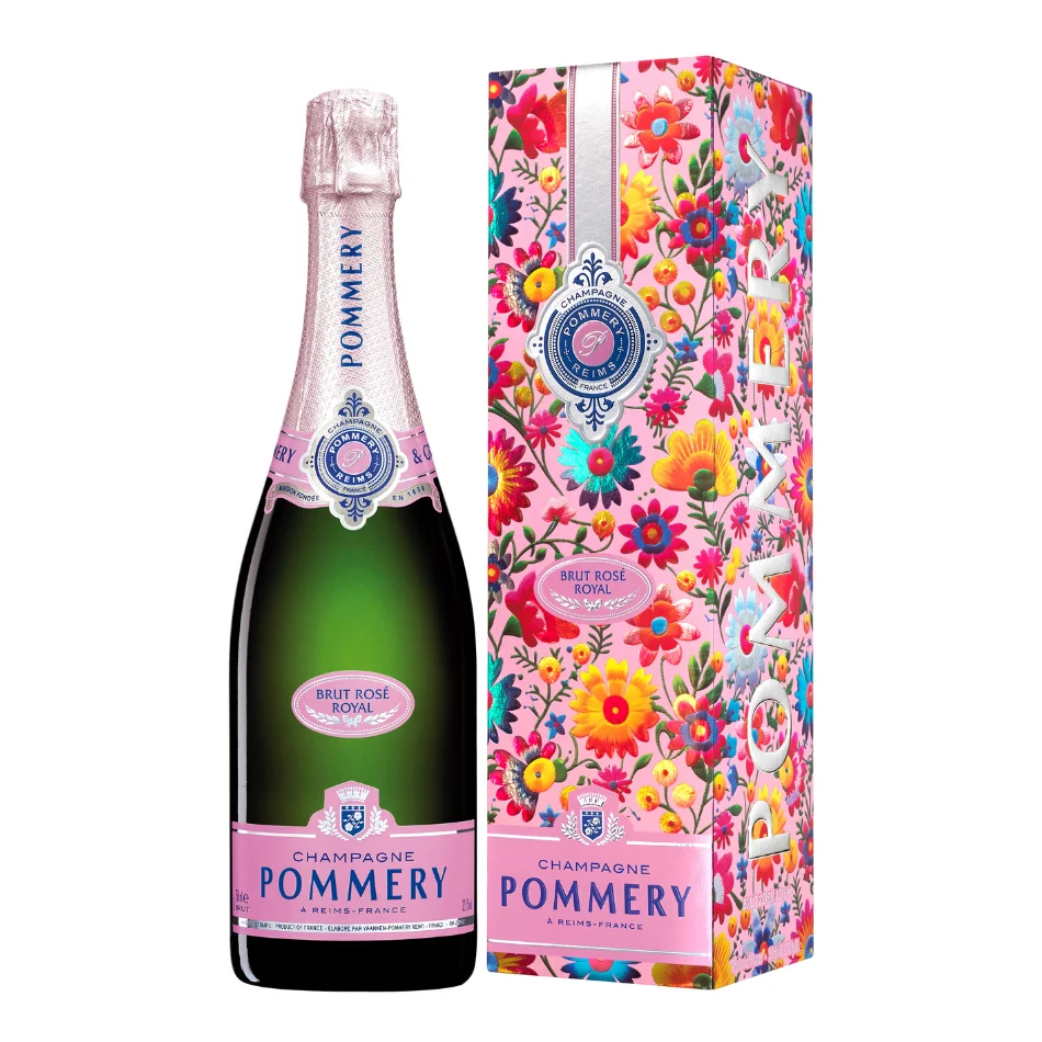 Champagne Pommery Royal Rose poklon kutija 0,75 L