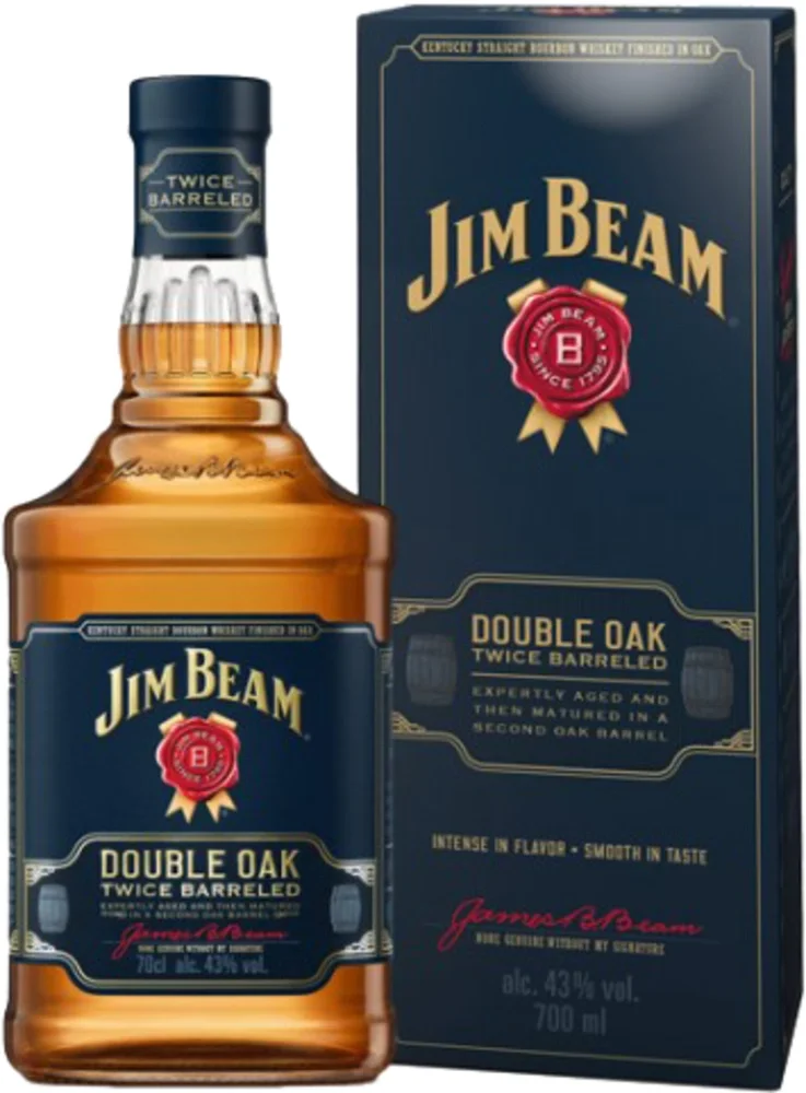 Američki viski Double Oak Twice Barreled Jim Beam 0,7 L