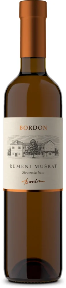 Bordon Žuti muškat poluslatko 2019 0,5 L