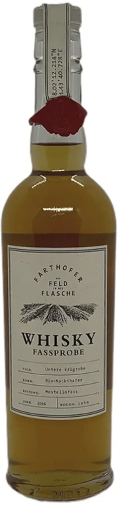 Viski Bio Nackthafer 2016 Single Grain Whisky Farthofer 0,5 L