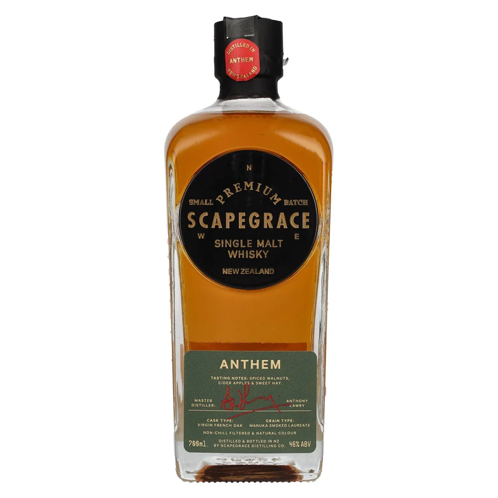 Viski Scapegrace Anthem New Zealand Small Batch Single Malt 0,7 L