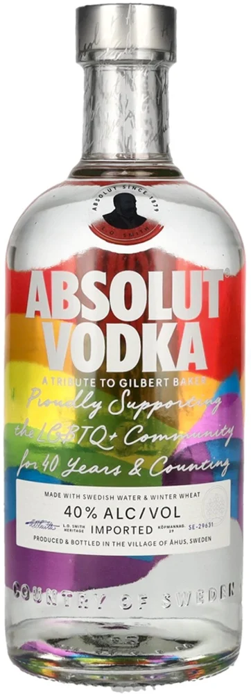 Votka Absolut Pride Rainbow Limited Edition 0,7 L