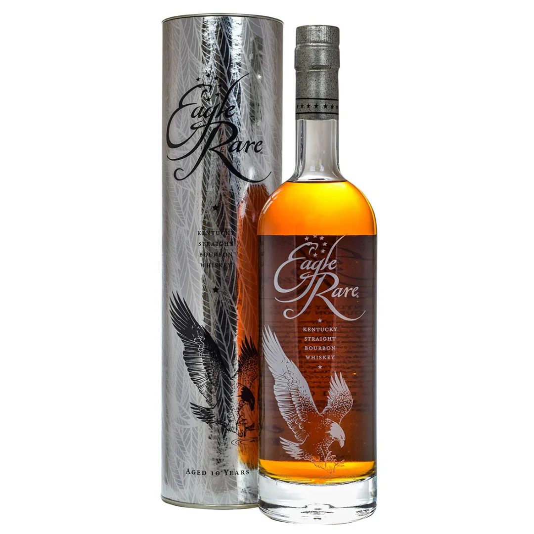 Američki viski Eagle Rare 10y Silver Tube Limited Old Kentucky Straight Bourbon poklon kutija 0,7 L