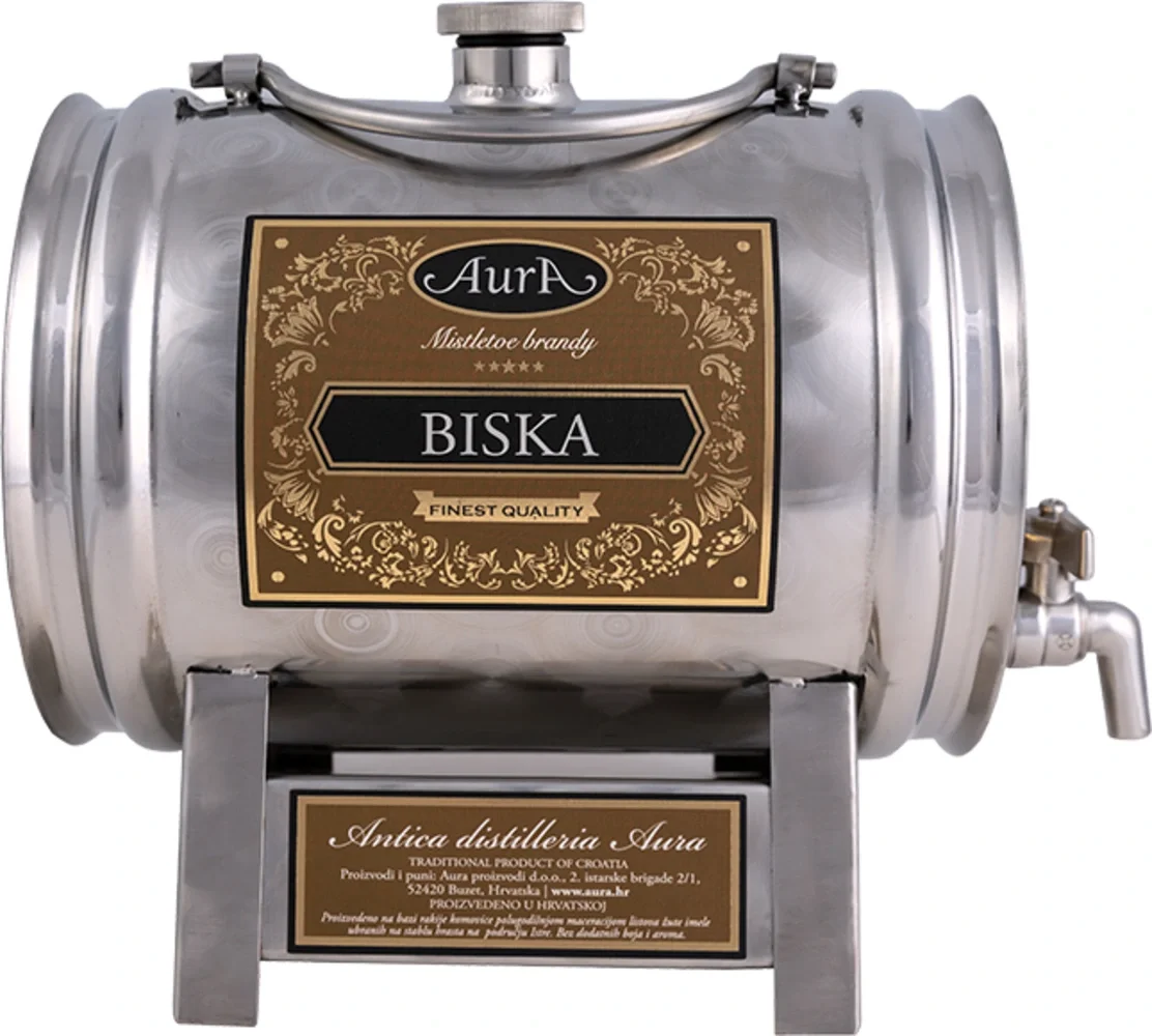 Voćna rakija Biska Aura poklon kutija 5 L