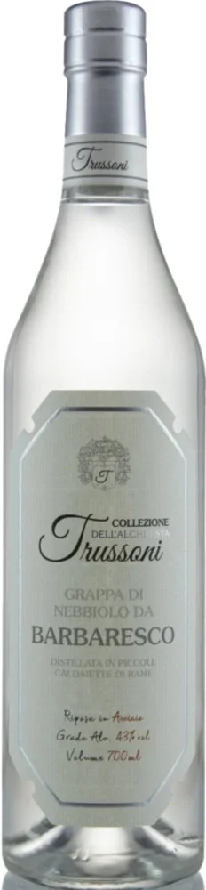 Voćna rakija Grappa di Barbaresco bianca Collezione dell'Alchimista Trussoni 0,70 L