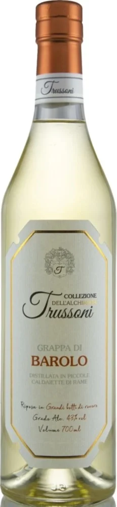 Voćna rakija Grappa di Barolo gialla Collezione dell'Alchimista Trussoni 0,70 L