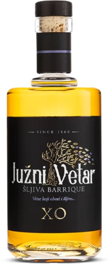 Voćna rakija Južni Vetar Rakija 20 Year Old Šljiva Barrique XO 0,7 L