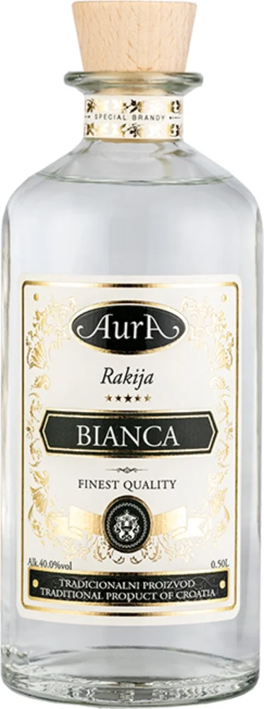 Voćna rakija Rakija Bianca Aura 0,5 L