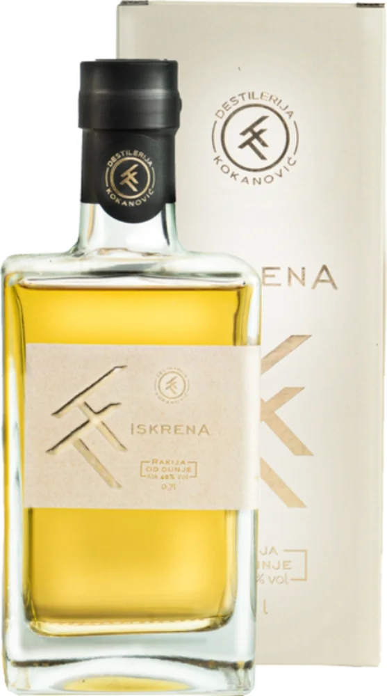 Voćna rakija Rakija od Dunje ISKRENA poklon kutija 0,7 L