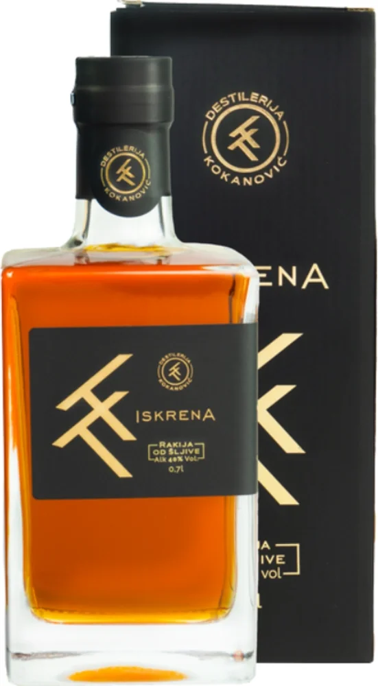 Voćna rakija Rakija od Šljive ISKRENA poklon kutija 0,7 L