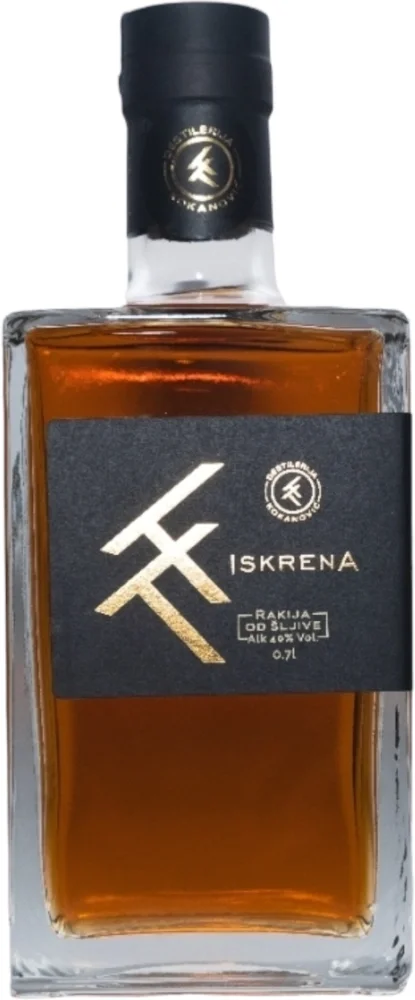 Voćna rakija Rakija od Šljive ISKRENA 0,7 L