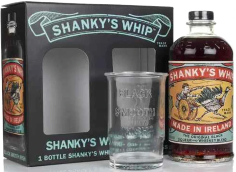 Whiskey liker Shanky´s Whip + čaša poklon kutija 0,7 L